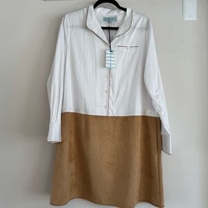 NWT Tuckernuck Suede Delphina Shirt Dress